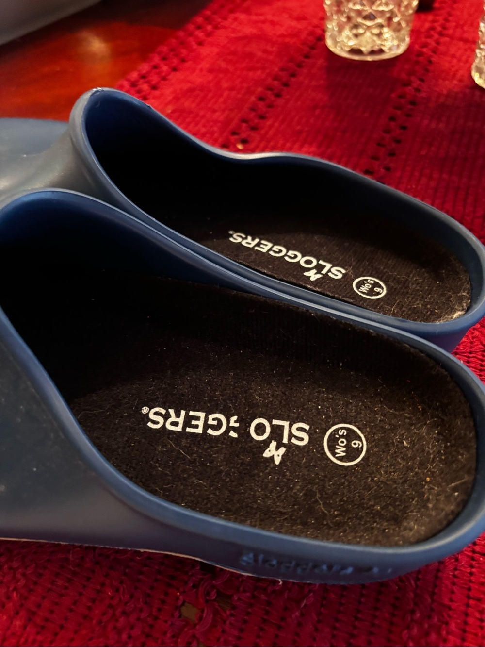 Sloggers Navy Blue Slip-On Clog